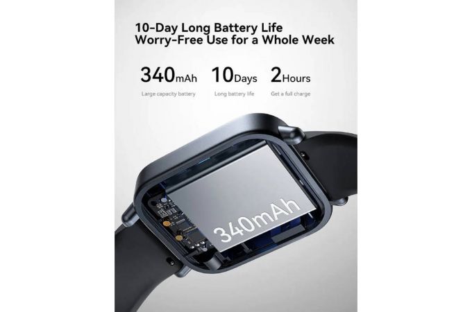 Смарт часы JoyRoom JR-FT3S Filt-life Series Smart Watch(Answer/Make Call) Titanium