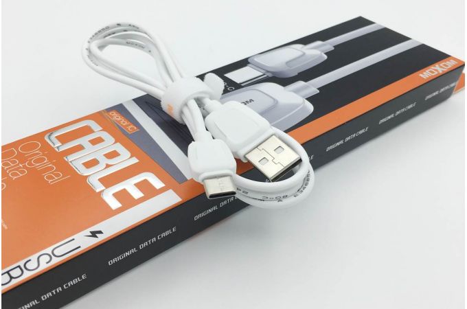 Кабель USB - USB Type-C MOXOM в блистере CC-60 (белый) 1,2м