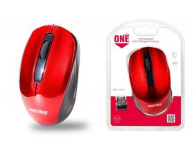 Мышь беспроводная Smartbuy ONE 332 (SBM-332AG-R) (красный)