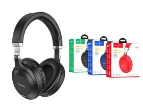 Наушники мониторные беспроводные HOCO W32 Sound magic BT wireless headphones Bluetooth (черный)