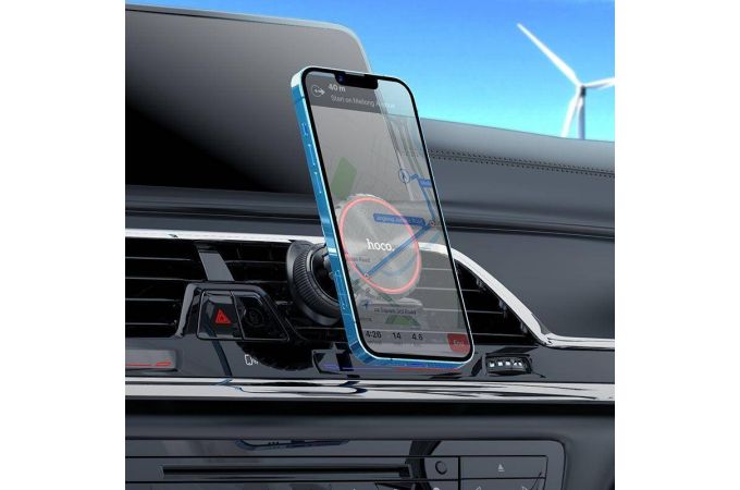 Держатель автомобильный для телефона HOCO CA97 City air magnetic черный