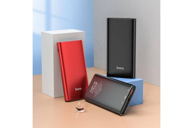 Универсальный дополнительный аккумулятор Power Bank HOCO J83 PD20W+QC3.0 (10000 mAh) (черный)