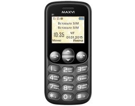 Сотовый телефон MAXVI   B1 Black