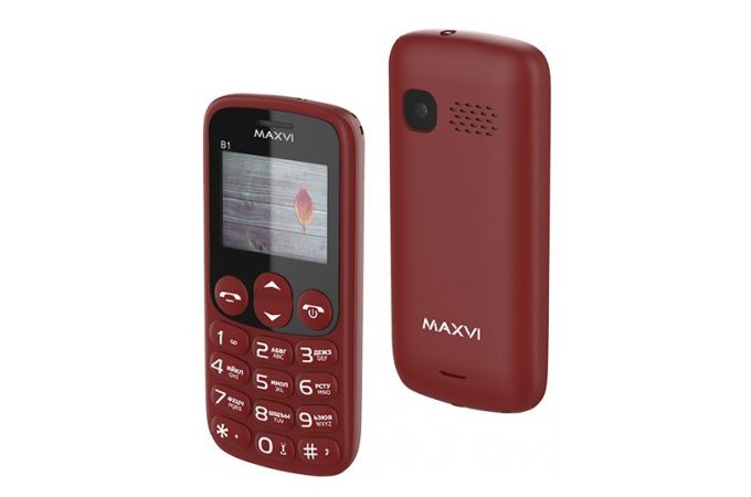 Сотовый телефон MAXVI   B1 Wine Red