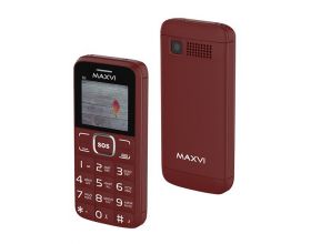 Сотовый телефон MAXVI   B2 Wine Red