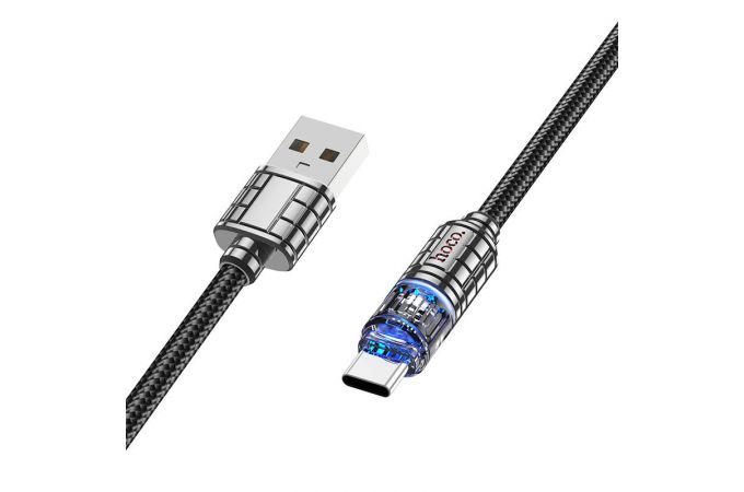 Кабель USB - USB Type-C HOCO U122 (черный) 1м