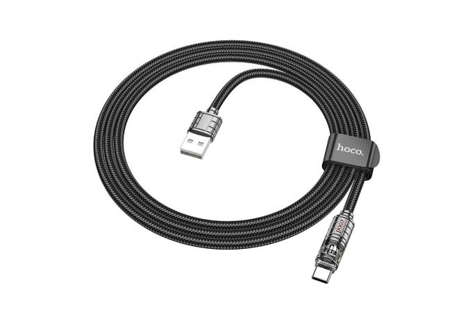 Кабель USB - USB Type-C HOCO U122 (черный) 1м