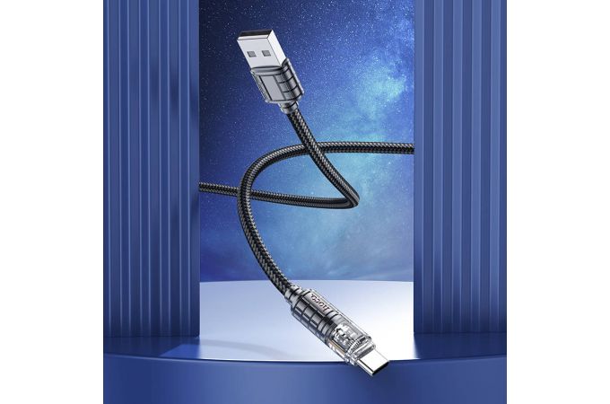 Кабель USB - USB Type-C HOCO U122 (черный) 1м