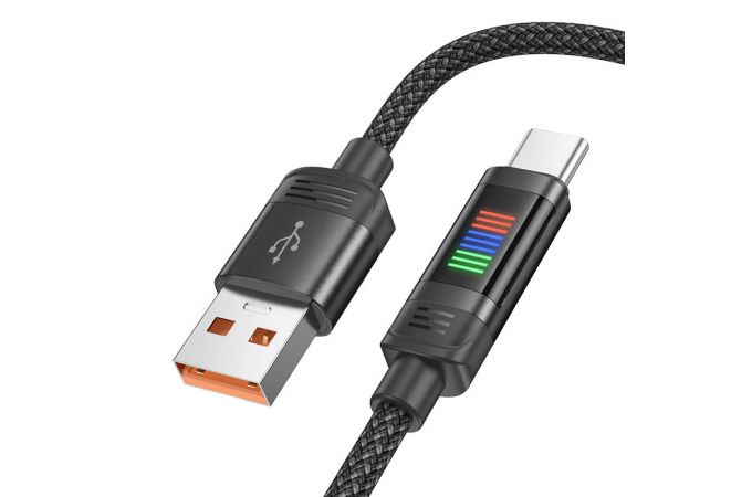 Кабель USB - USB Type-C HOCO U126 5A (черный) 1м