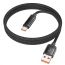 Кабель USB - USB Type-C HOCO U126 5A (черный) 1м