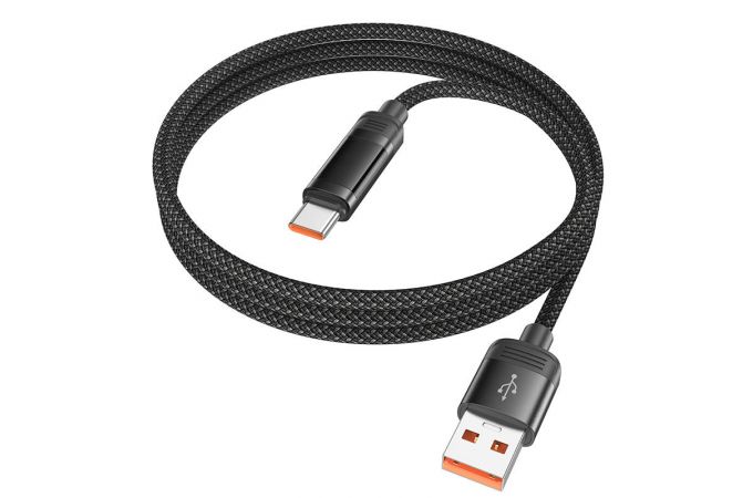 Кабель USB - USB Type-C HOCO U126 5A (черный) 1м