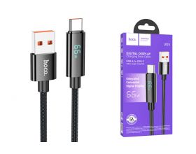 Кабель USB - USB Type-C HOCO U125 5A (черный) 1м