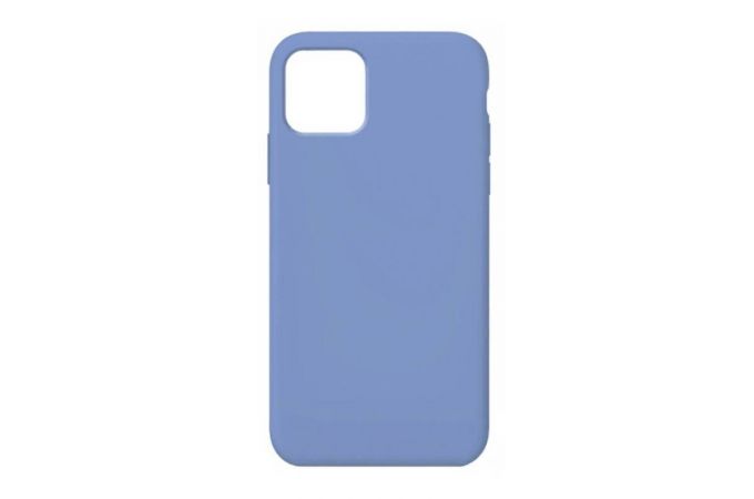 Чехол для iPhone 13 (6.1) Silicone Case Soft Touch (серо-синий)