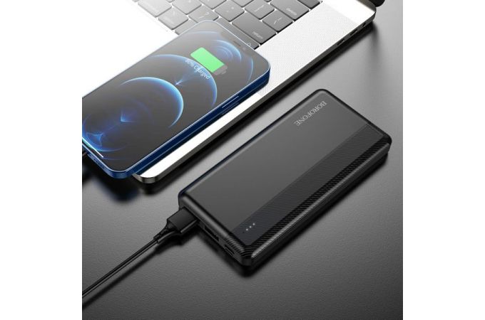 Универсальный дополнительный аккумулятор Power Bank BOROFONE BJ24 (10000 mAh) (черный)