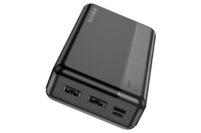 Универсальный дополнительный аккумулятор Power Bank BOROFONE BJ24A (20000 mAh) (черный)