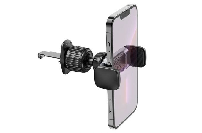 Держатель автомобильный для телефона HOCO CA110 pull clip car outlet в воздуховод черный