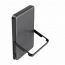 Универсальный дополнительный аккумулятор Power Bank ACEFAST M16 PD18W ultra-thin magnetic wireless charging power bank with stand 5000mAh Black (черный)