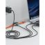 Сетевое зарядное устройство ACEFAST C6-11 USB-C 3-in-1 100W intelligent balance charging data cable (Черный)