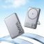 Универсальный дополнительный аккумулятор Power Bank HOCO Q36 Sunlight PD20W magnetic suction+holder(5000mAh) Metal grey