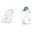 Универсальный дополнительный аккумулятор Power Bank HOCO J140A Tony PD20W ultra-thin magnetic power bank(5000mAh) White