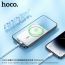 Универсальный дополнительный аккумулятор Power Bank HOCO J140A Tony PD20W ultra-thin magnetic power bank(5000mAh) White