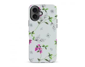 Чехол для iPhone 16 ONEGIF Zhonghija Series Magsafe Case (Рисунок цветы в ассортименте)