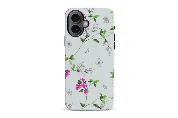 Чехол для iPhone 16 ONEGIF Zhonghija Series Magsafe Case (Рисунок цветы в ассортименте)