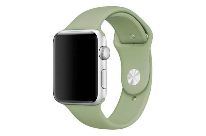 Ремешок силиконовый для Apple Watch 38-40 мм цвет салатовый размер ML
