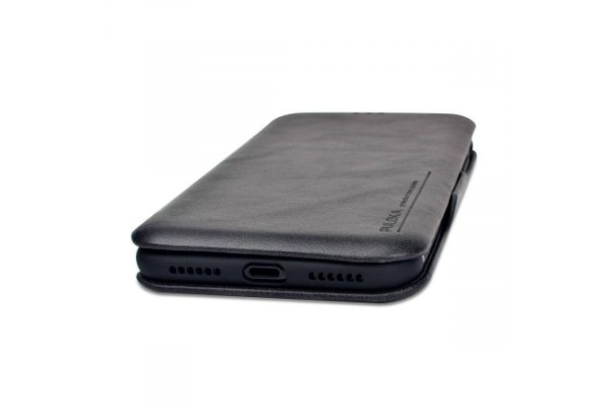 Чехол-книжка Huawei P Smart 2019 боковой PULOKA (черный)