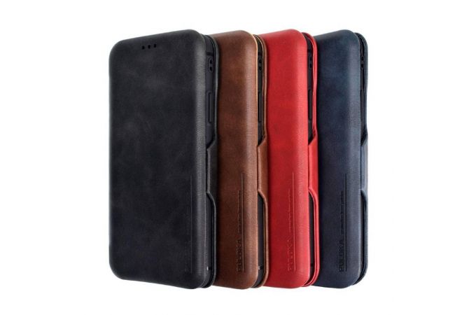 Чехол-книжка Huawei P Smart 2019 боковой PULOKA (черный)