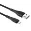 Кабель USB - MicroUSB BOROFONE BX37 2,4A (черный) 1м