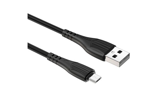 Кабель USB - MicroUSB BOROFONE BX37 2,4A (черный) 1м