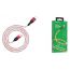 Кабель USB - Lightning BOROFONE BU19, 2,4A (красный) 1м (светящийся)