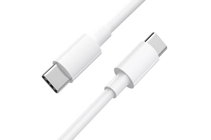 Кабель USB Type-C - USB Type-C HOCO X51, 5A/20V, PD100W (белый) 1м