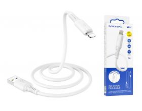 Кабель USB - Lightning BOROFONE BX47, 2,4A (белый) 1м