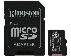 Карта памяти MicroSDXC 64 Gb Kingston class 10 100Mb/s  Canvas Select Plus / SDCS2/64GB