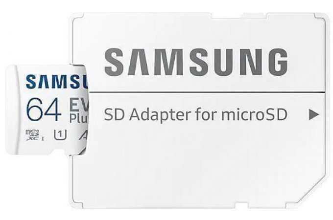 Карта памяти MicroSDXC 64 Gb Samsung EVO PLUS 130Mb/s MB-MC64KA/RU /UHS-I / U1 / V10 / A1