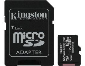 Карта памяти MicroSDXC_128 Gb Kingston class 10 100Mb/s Canvas Select Plus / SDCS2/128GB