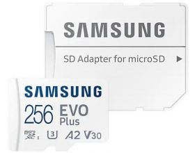 Карта памяти MicroSDXC_256 Gb Samsung EVO PLUS 130Mb/s MB-MC256KA/RU /UHS-I / U3 / V30 / A2