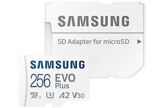 Карта памяти MicroSDXC_256 Gb Samsung EVO PLUS 130Mb/s MB-MC256KA/RU /UHS-I / U3 / V30 / A2