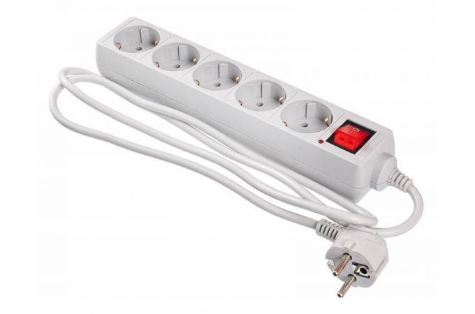 Сетевой фильтр Buro 500SL-1.5-G серый 5 розеток 1.5 метра