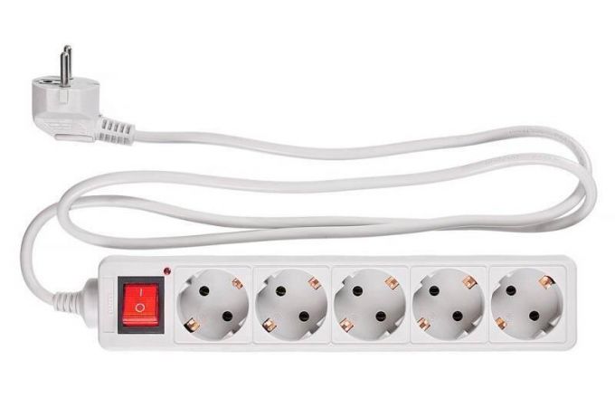 Сетевой фильтр Buro 500SL-1.5-G серый 5 розеток 1.5 метра