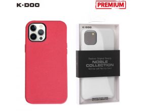 Чехол для телефона K-DOO NOBLE COLLECTION кожаный iPhone 12 MINI (красный)