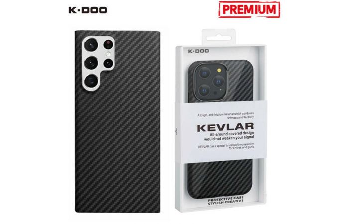 Чехол для телефона K-DOO KEVLAR SAMSUNG Galaxy S22 ULTRA (черный)