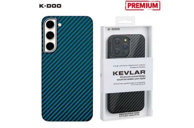 Чехол для телефона K-DOO KEVLAR SAMSUNG Galaxy S23 (синий)