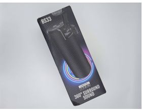 Портативная беспроводная колонка HOCO BS33 Voise sports sound sports wireless speaker (черный) (УЦЕНКА! МЯТАЯ УПАКОВКА)