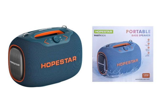 Портативная беспроводная колонка HOPESTAR PARTY BOX 120W