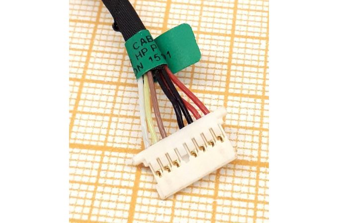 Разъем питания для ноутбука HP 15 series с кабелем (762825-SD1) 4.5см