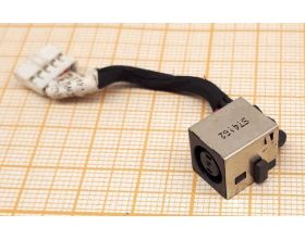 Разъем питания для ноутбука Dell E7440 с кабелем 4,5см