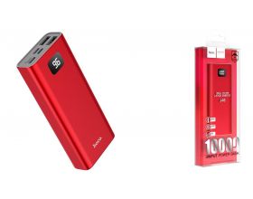 Универсальный дополнительный аккумулятор Power Bank HOCO J46 (10000 mAh) (красный)